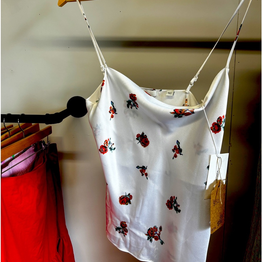 100% silk Vince Top
